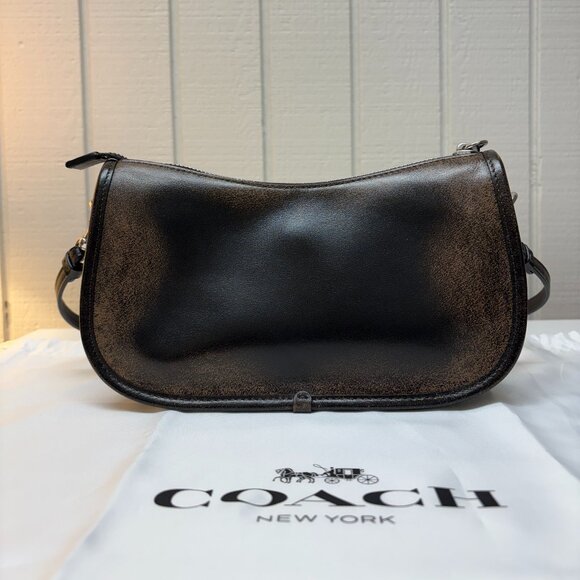 Coach Waverly Bag in Loved Leather (Black) - Picture 2 of 9